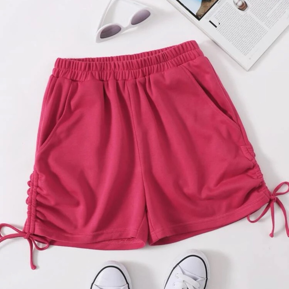 Pink soft shorts